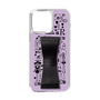 Slim Protection Case - STAND & RING RIBBON Black［ Rune Naito - RUNE Girl Retro & Modern - Purple ］