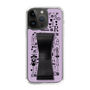 Slim Protection Case - STAND & RING RIBBON Black［ Rune Naito - RUNE Girl Retro & Modern - Purple ］