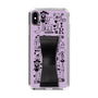 Slim Protection Case - STAND & RING RIBBON Black［ Rune Naito - RUNE Girl Retro & Modern - Purple ］
