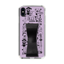 Slim Protection Case - STAND & RING RIBBON Black［ Rune Naito - RUNE Girl Retro & Modern - Purple ］