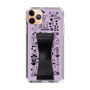 Slim Protection Case - STAND & RING RIBBON Black［ Rune Naito - RUNE Girl Retro & Modern - Purple ］