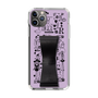 Slim Protection Case - STAND & RING RIBBON Black［ Rune Naito - RUNE Girl Retro & Modern - Purple ］