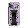 Slim Protection Case - STAND & RING RIBBON Black［ Rune Naito - RUNE Girl Retro & Modern - Purple ］