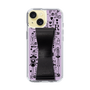 Slim Protection Case - STAND & RING RIBBON Black［ Rune Naito - RUNE Girl Retro & Modern - Purple ］