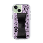 Slim Protection Case - STAND & RING RIBBON Black［ Rune Naito - RUNE Girl Retro & Modern - Purple ］