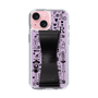 Slim Protection Case - STAND & RING RIBBON Black［ Rune Naito - RUNE Girl Retro & Modern - Purple ］