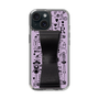 Slim Protection Case - STAND & RING RIBBON Black［ Rune Naito - RUNE Girl Retro & Modern - Purple ］