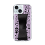 Slim Protection Case - STAND & RING RIBBON Black［ Rune Naito - RUNE Girl Retro & Modern - Purple ］