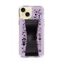 Slim Protection Case - STAND & RING RIBBON Black［ Rune Naito - RUNE Girl Retro & Modern - Purple ］