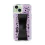 Slim Protection Case - STAND & RING RIBBON Black［ Rune Naito - RUNE Girl Retro & Modern - Purple ］