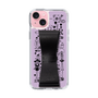 Slim Protection Case - STAND & RING RIBBON Black［ Rune Naito - RUNE Girl Retro & Modern - Purple ］