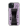 Slim Protection Case - STAND & RING RIBBON Black［ Rune Naito - RUNE Girl Retro & Modern - Purple ］