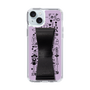 Slim Protection Case - STAND & RING RIBBON Black［ Rune Naito - RUNE Girl Retro & Modern - Purple ］