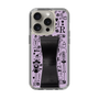 Slim Protection Case - STAND & RING RIBBON Black［ Rune Naito - RUNE Girl Retro & Modern - Purple ］