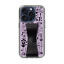Slim Protection Case - STAND & RING RIBBON Black［ Rune Naito - RUNE Girl Retro & Modern - Purple ］