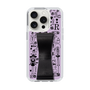 Slim Protection Case - STAND & RING RIBBON Black［ Rune Naito - RUNE Girl Retro & Modern - Purple ］