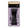 Slim Protection Case - STAND & RING RIBBON Black［ Rune Naito - RUNE Girl Retro & Modern - Purple ］