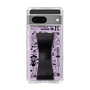 Slim Protection Case - STAND & RING RIBBON Black［ Rune Naito - RUNE Girl Retro & Modern - Purple ］