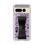 Slim Protection Case - STAND & RING RIBBON Black［ Rune Naito - RUNE Girl Retro & Modern - Purple ］