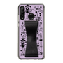 Slim Protection Case - STAND & RING RIBBON Black［ Rune Naito - RUNE Girl Retro & Modern - Purple ］