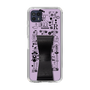 Slim Protection Case - STAND & RING RIBBON Black［ Rune Naito - RUNE Girl Retro & Modern - Purple ］