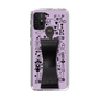 Slim Protection Case - STAND & RING RIBBON Black［ Rune Naito - RUNE Girl Retro & Modern - Purple ］