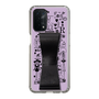 Slim Protection Case - STAND & RING RIBBON Black［ Rune Naito - RUNE Girl Retro & Modern - Purple ］