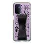 Slim Protection Case - STAND & RING RIBBON Black［ Rune Naito - RUNE Girl Retro & Modern - Purple ］