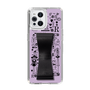 Slim Protection Case - STAND & RING RIBBON Black［ Rune Naito - RUNE Girl Retro & Modern - Purple ］