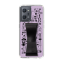 Slim Protection Case - STAND & RING RIBBON Black［ Rune Naito - RUNE Girl Retro & Modern - Purple ］