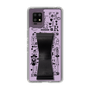 Slim Protection Case - STAND & RING RIBBON Black［ Rune Naito - RUNE Girl Retro & Modern - Purple ］