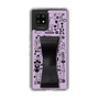 Slim Protection Case - STAND & RING RIBBON Black［ Rune Naito - RUNE Girl Retro & Modern - Purple ］