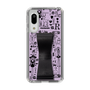 Slim Protection Case - STAND & RING RIBBON Black［ Rune Naito - RUNE Girl Retro & Modern - Purple ］