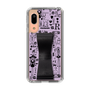 Slim Protection Case - STAND & RING RIBBON Black［ Rune Naito - RUNE Girl Retro & Modern - Purple ］