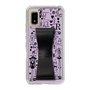 Slim Protection Case - STAND & RING RIBBON Black［ Rune Naito - RUNE Girl Retro & Modern - Purple ］