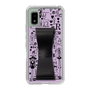 Slim Protection Case - STAND & RING RIBBON Black［ Rune Naito - RUNE Girl Retro & Modern - Purple ］
