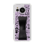 Slim Protection Case - STAND & RING RIBBON Black［ Rune Naito - RUNE Girl Retro & Modern - Purple ］