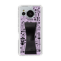 Slim Protection Case - STAND & RING RIBBON Black［ Rune Naito - RUNE Girl Retro & Modern - Purple ］