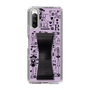 Slim Protection Case - STAND & RING RIBBON Black［ Rune Naito - RUNE Girl Retro & Modern - Purple ］