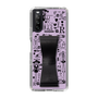 Slim Protection Case - STAND & RING RIBBON Black［ Rune Naito - RUNE Girl Retro & Modern - Purple ］