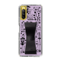 Slim Protection Case - STAND & RING RIBBON Black［ Rune Naito - RUNE Girl Retro & Modern - Purple ］