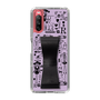 Slim Protection Case - STAND & RING RIBBON Black［ Rune Naito - RUNE Girl Retro & Modern - Purple ］
