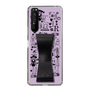 Slim Protection Case - STAND & RING RIBBON Black［ Rune Naito - RUNE Girl Retro & Modern - Purple ］