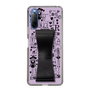 Slim Protection Case - STAND & RING RIBBON Black［ Rune Naito - RUNE Girl Retro & Modern - Purple ］
