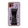 Slim Protection Case - STAND & RING RIBBON Black［ Rune Naito - RUNE Girl Retro & Modern - Purple ］
