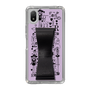 Slim Protection Case - STAND & RING RIBBON Black［ Rune Naito - RUNE Girl Retro & Modern - Purple ］