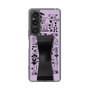 Slim Protection Case - STAND & RING RIBBON Black［ Rune Naito - RUNE Girl Retro & Modern - Purple ］