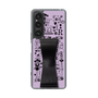 Slim Protection Case - STAND & RING RIBBON Black［ Rune Naito - RUNE Girl Retro & Modern - Purple ］