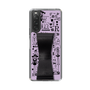 Slim Protection Case - STAND & RING RIBBON Black［ Rune Naito - RUNE Girl Retro & Modern - Purple ］