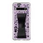 Slim Protection Case - STAND & RING RIBBON Black［ Rune Naito - RUNE Girl Retro & Modern - Purple ］